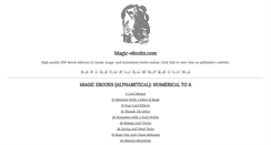 Desktop Screenshot of magic-ebooks.com